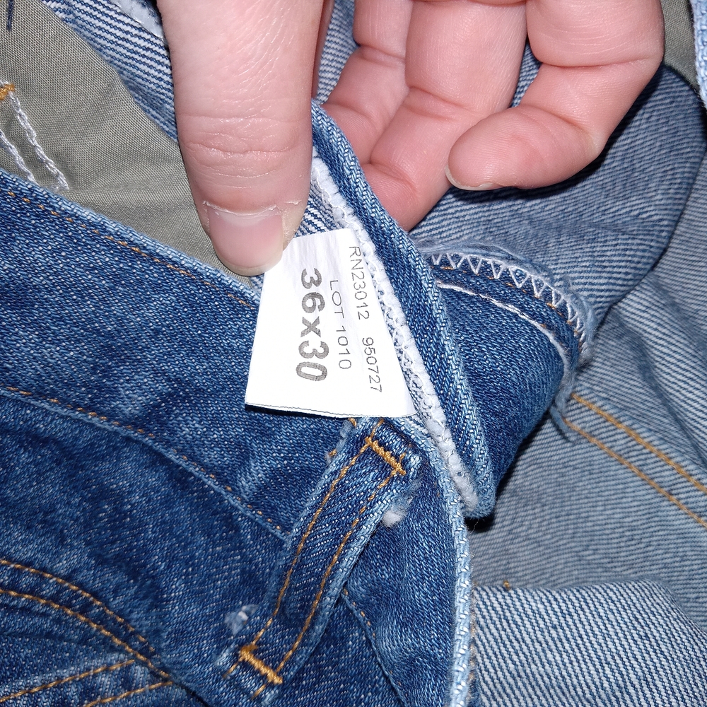 Round House Carpenter Jeans 36x30 Made In USA Blue Denim Work Pants NWT Utility - Picture 4 of 12